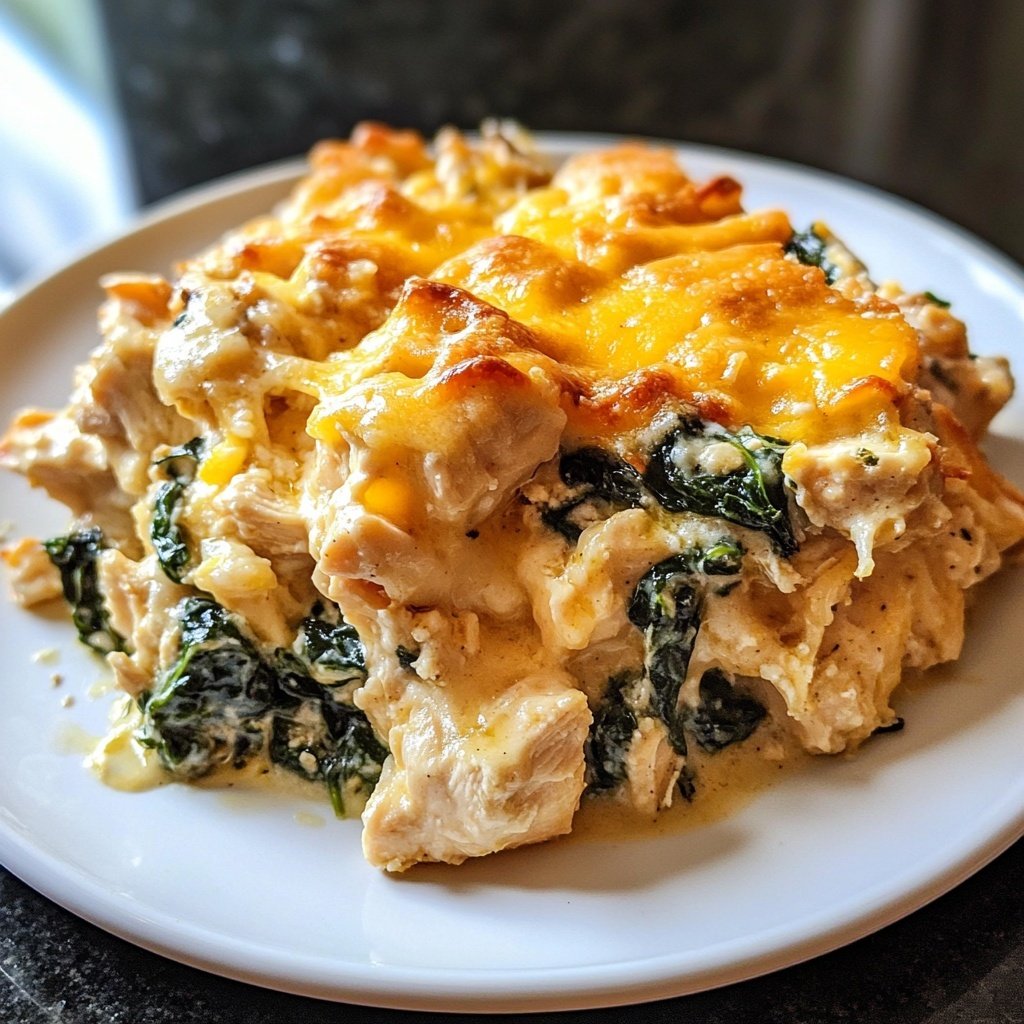Creamy Low Carb Chicken Casserole