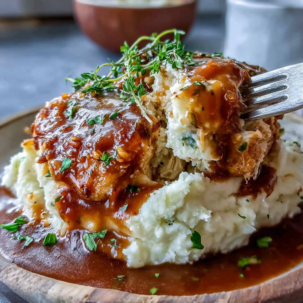 Comfort Food Chicken And Mashed Potatoes