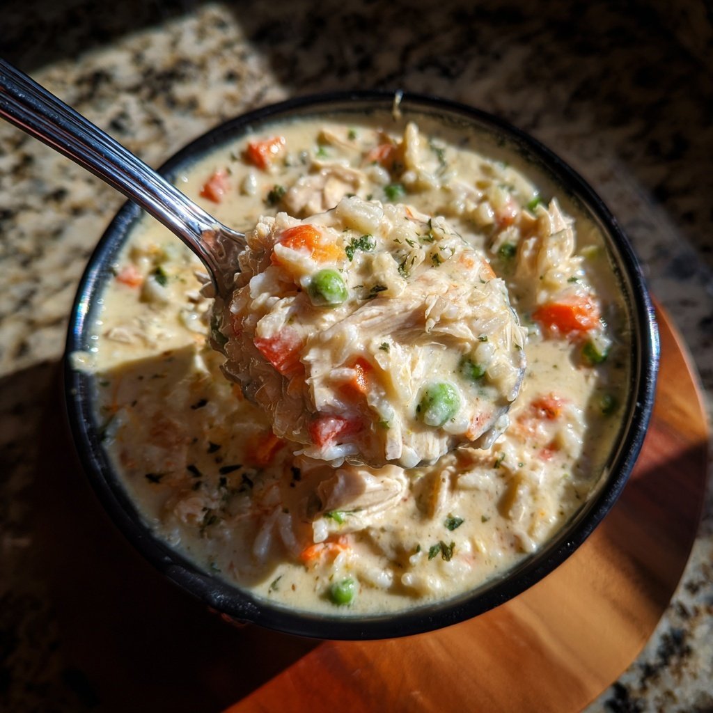 Creamy Chicken Rice Soup