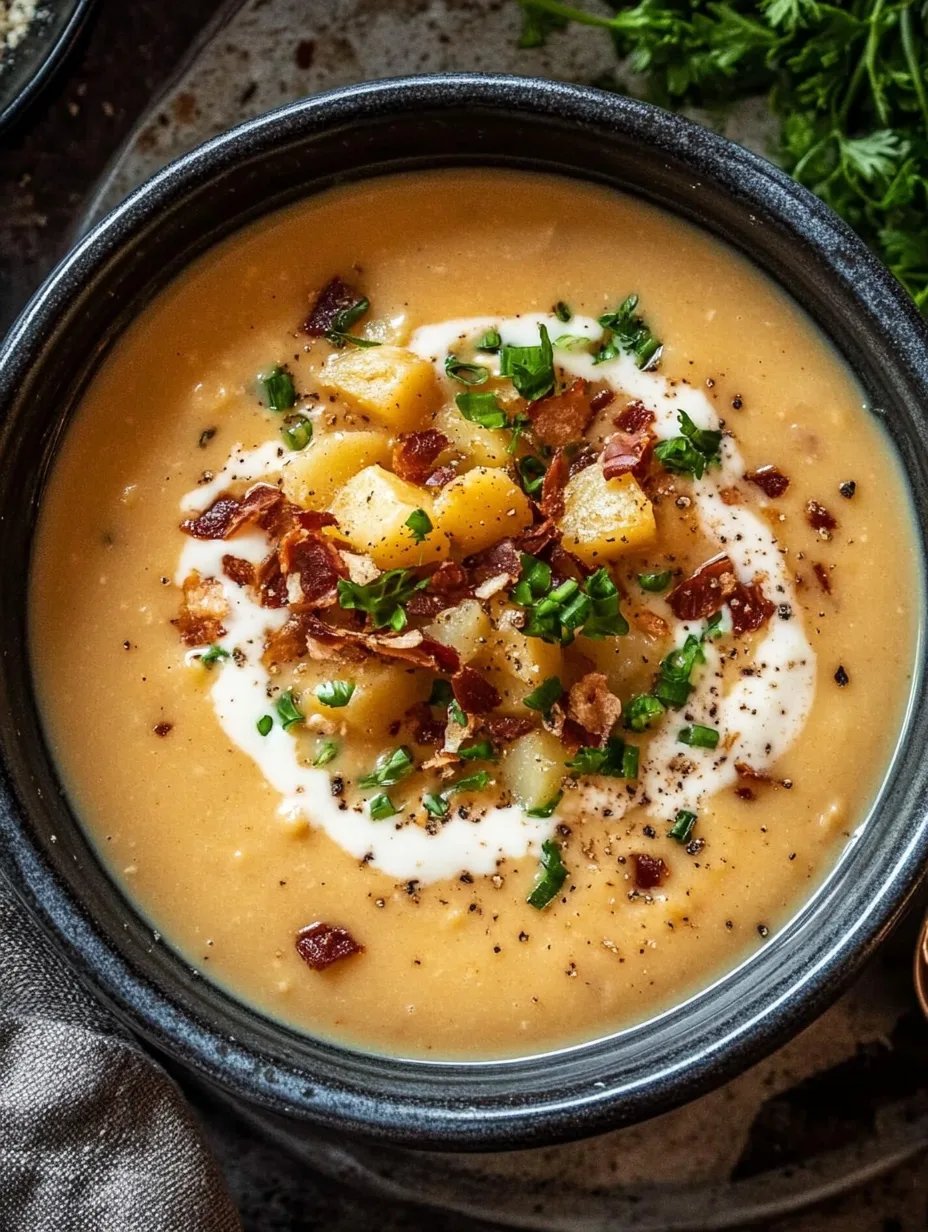 Comforting Loaded Baked Potato Soup