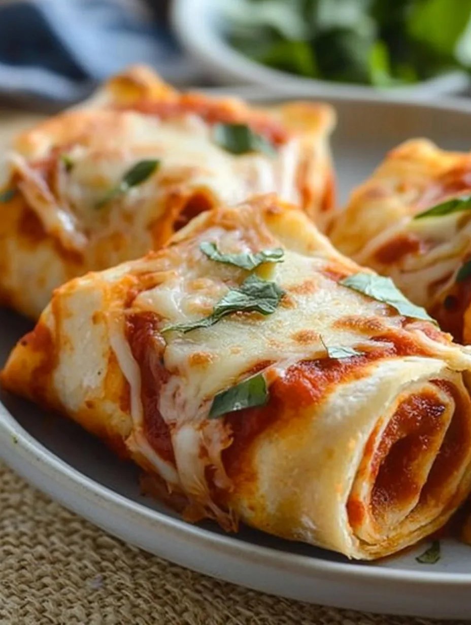 Tortilla Pizza Rolls