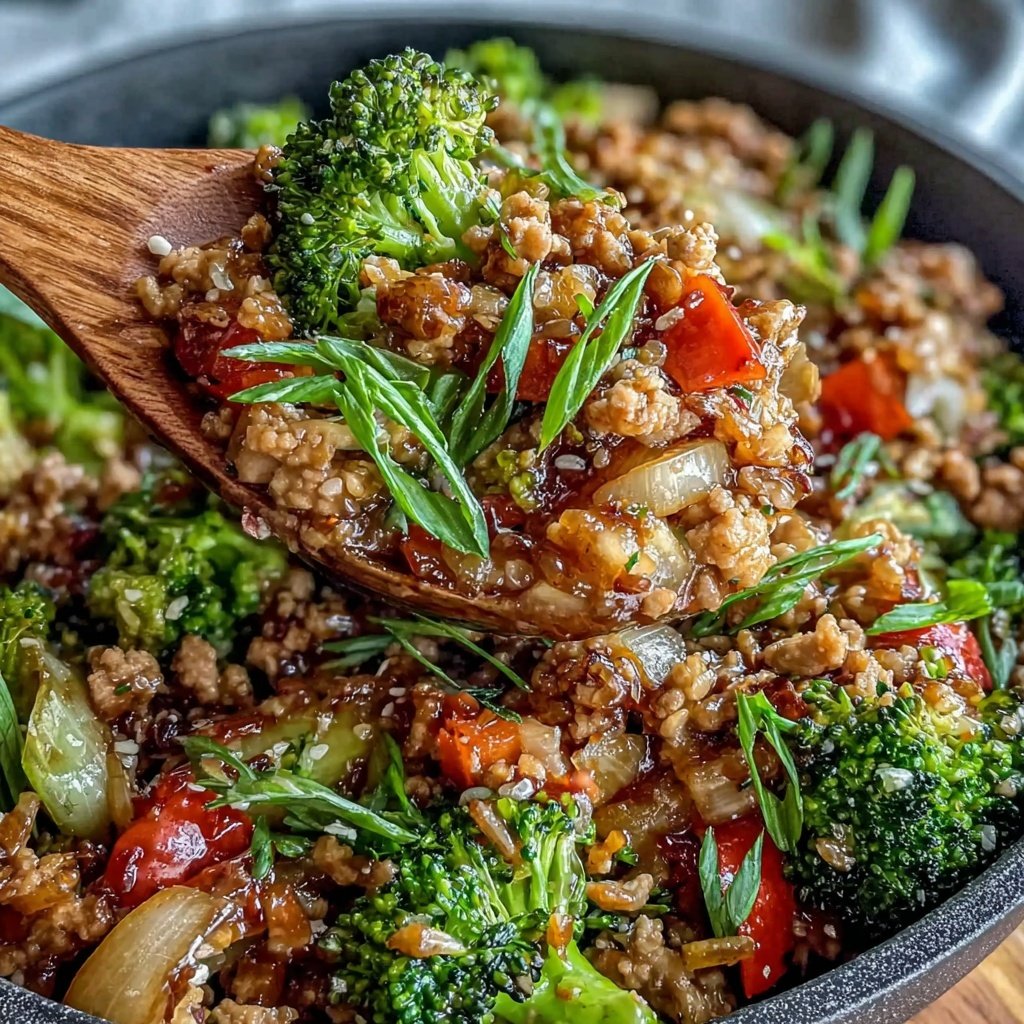 Ground Turkey And Vegetable Stir Fry