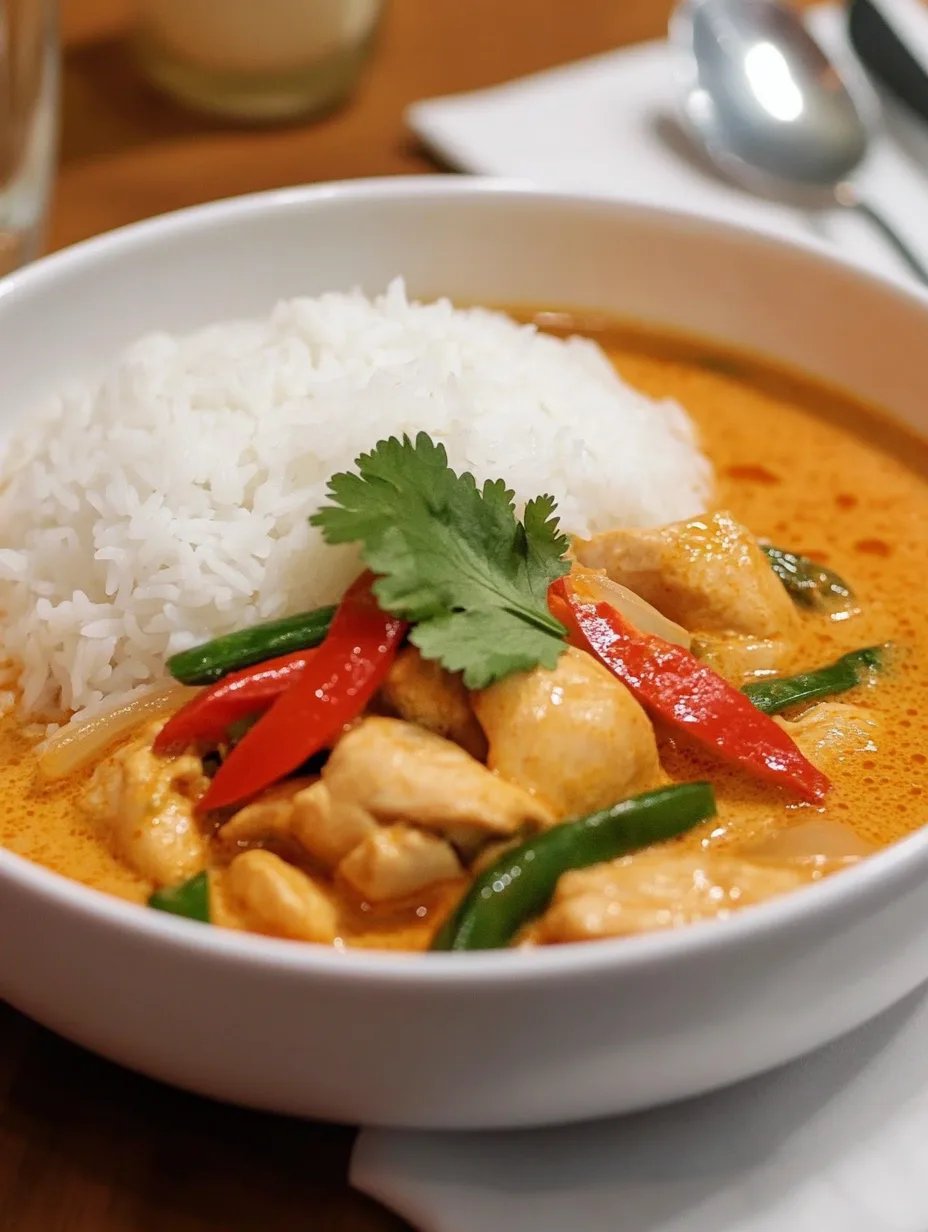30 Minute Thai Red Curry with Chicken