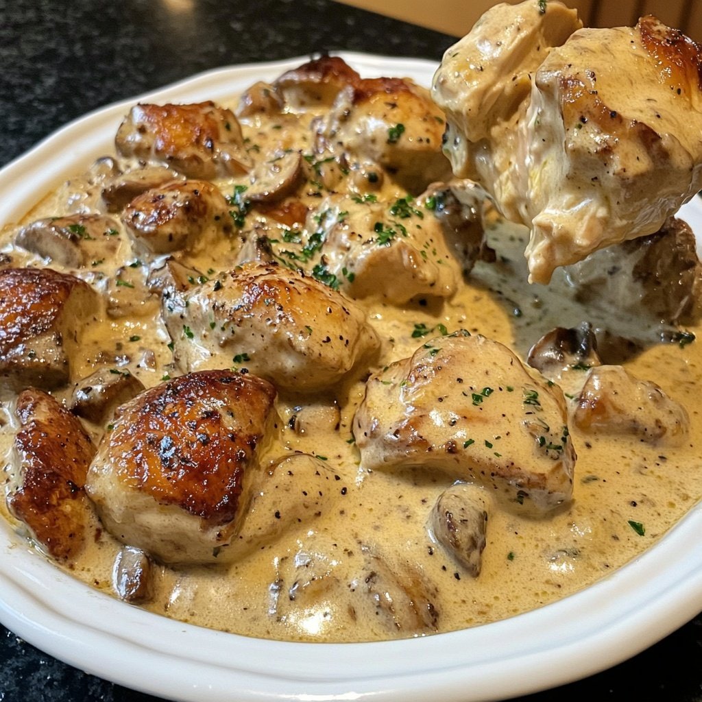 Creamy French Style Chicken Casserole a la Normande