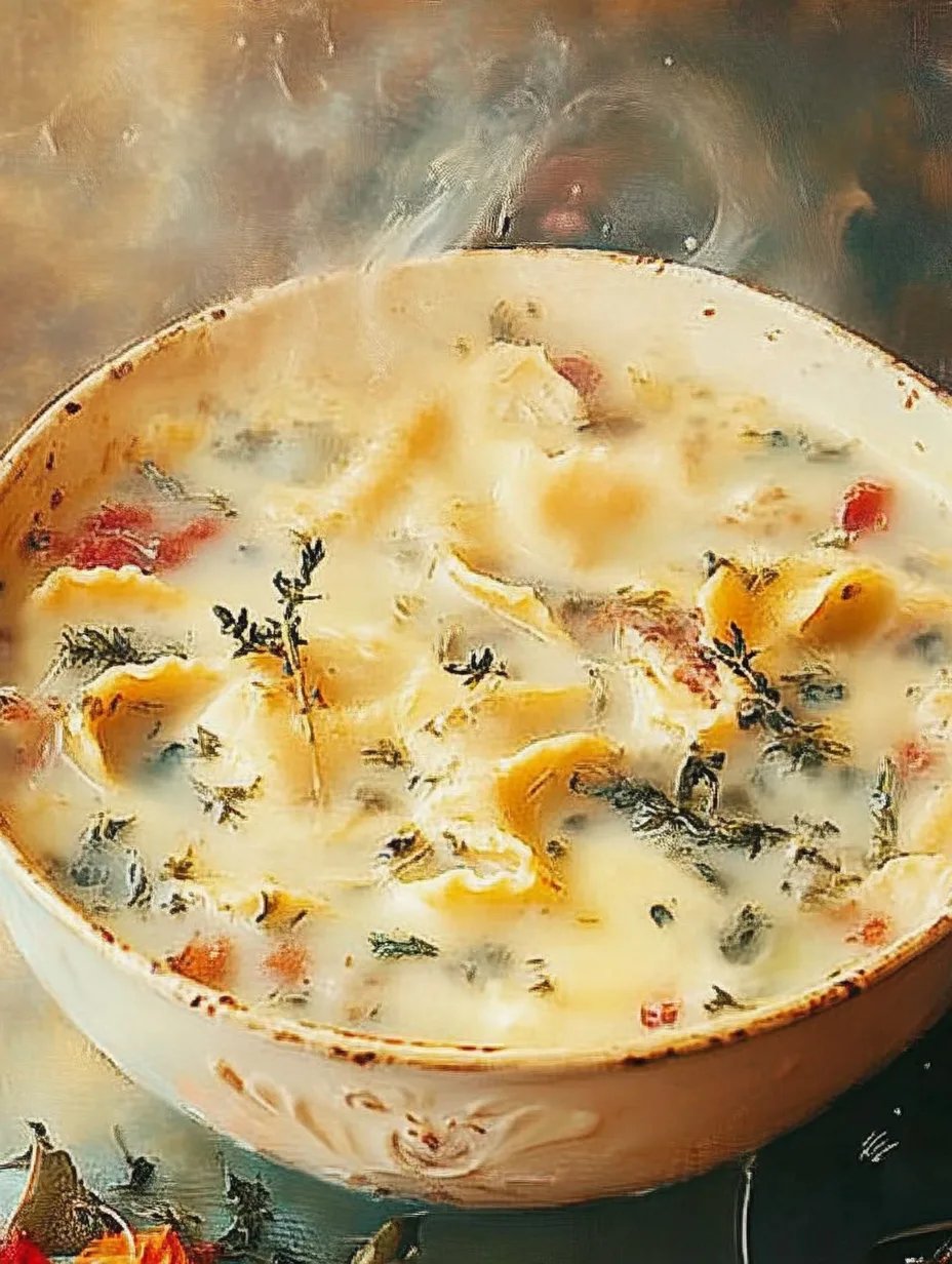 White Lasagna Soup