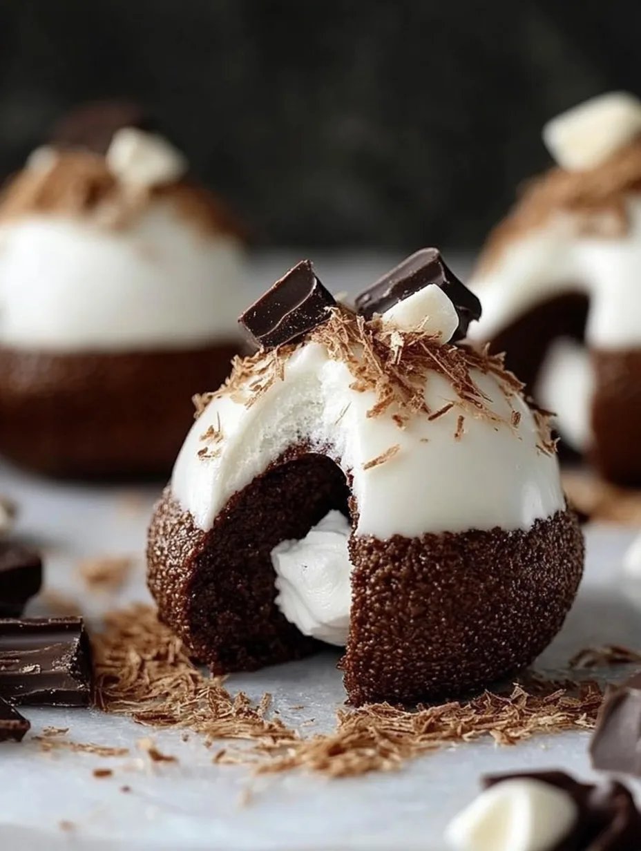Coconut Dome with Chocolate