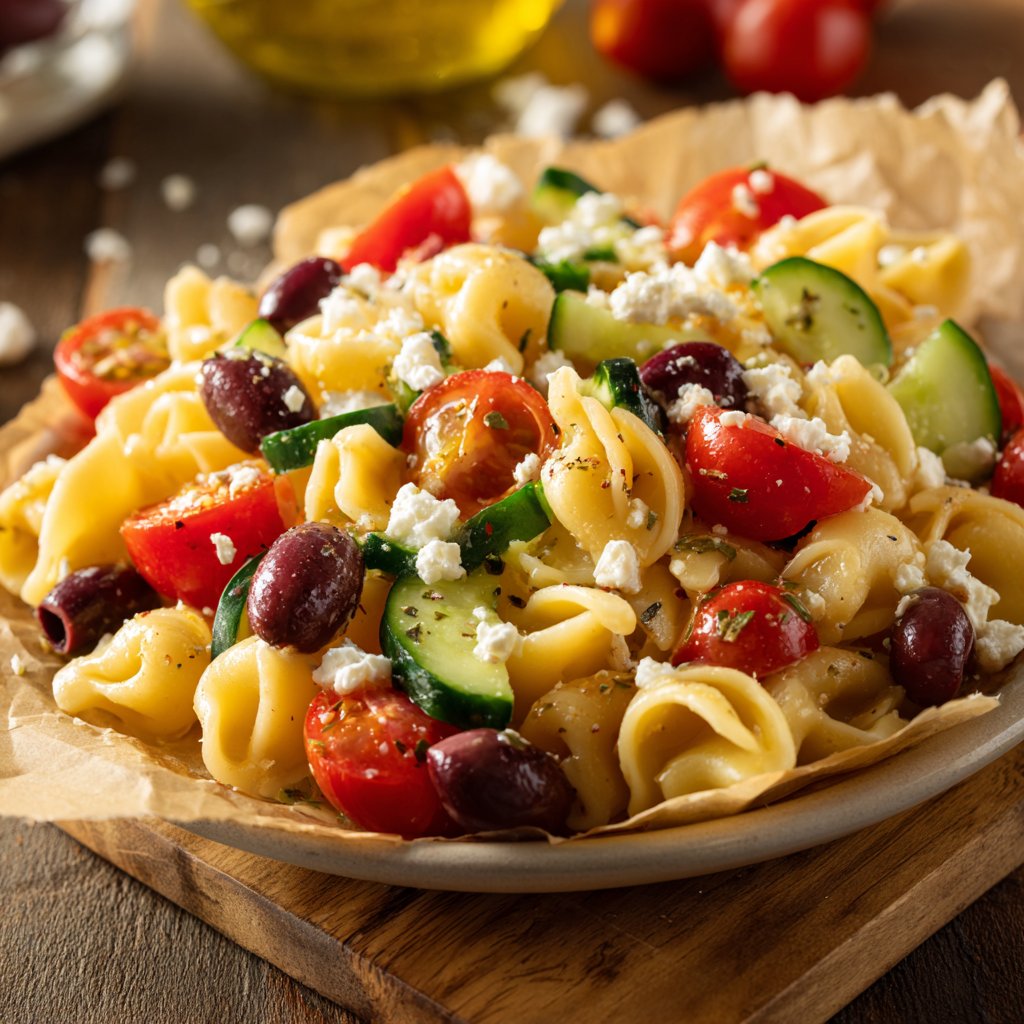 Easy Mediterranean Pasta Salad