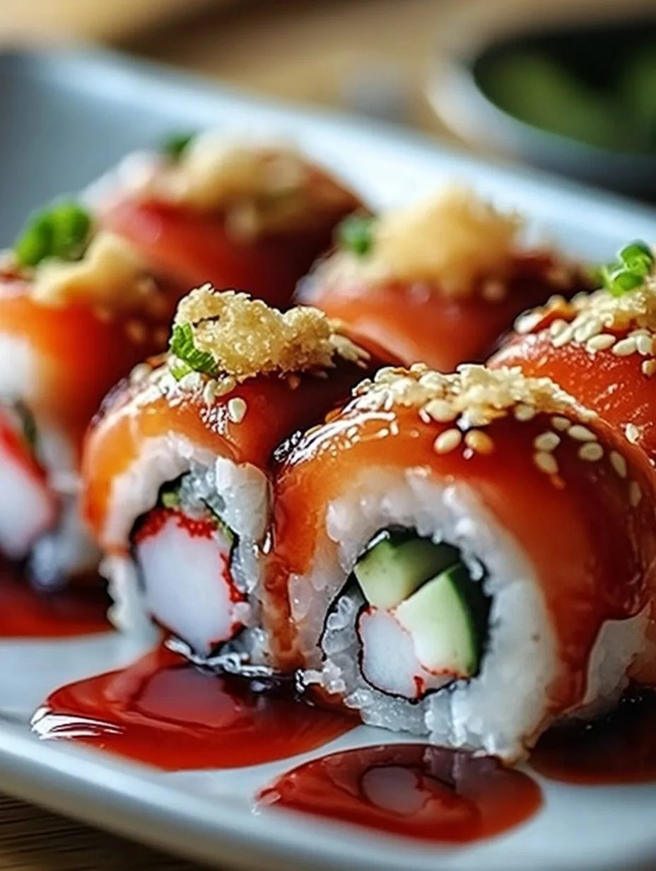 Strawberry Shortcake Sushi Rolls