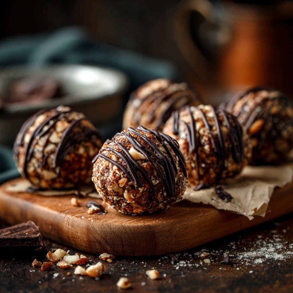 Chocolate Date Energy Balls
