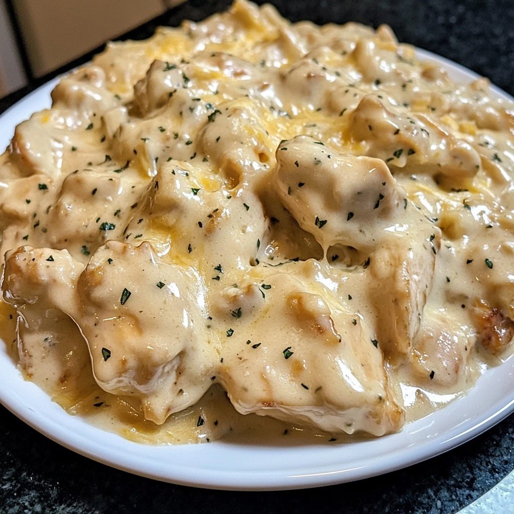 Cozy Crockpot Chicken Alfredo