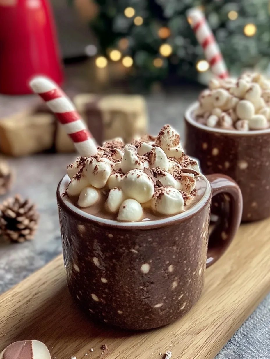 Christmas Chocolate Hot Cups