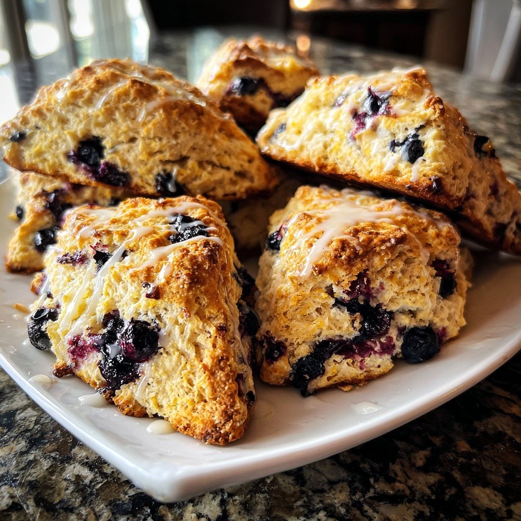 Blueberry Lemon Breakfast Scones